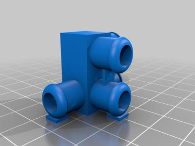 T Coupling with 90 degree add-on