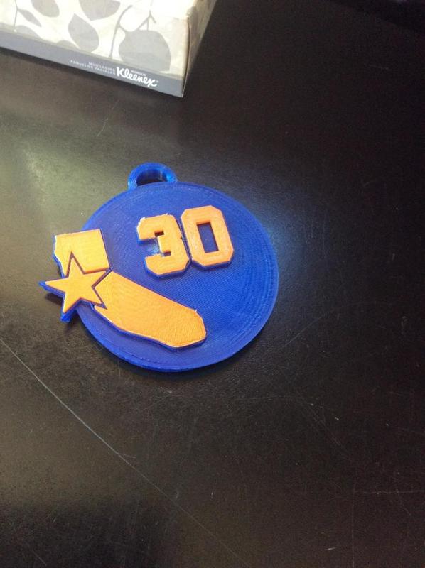Golden State Warriors Christmas Ornament