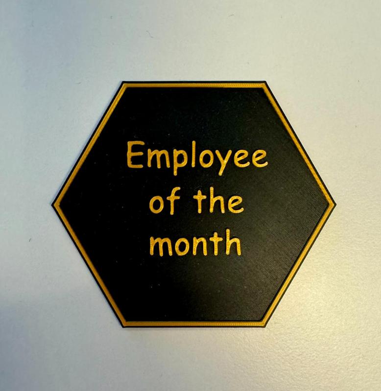 Trophy "Employee of the month" | be the one ;-)
