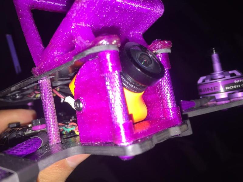 QAV210 or Lisan210 lowered to 28mm FPV camera mount