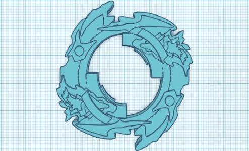 Beyblade Lost Longinus Attack ring