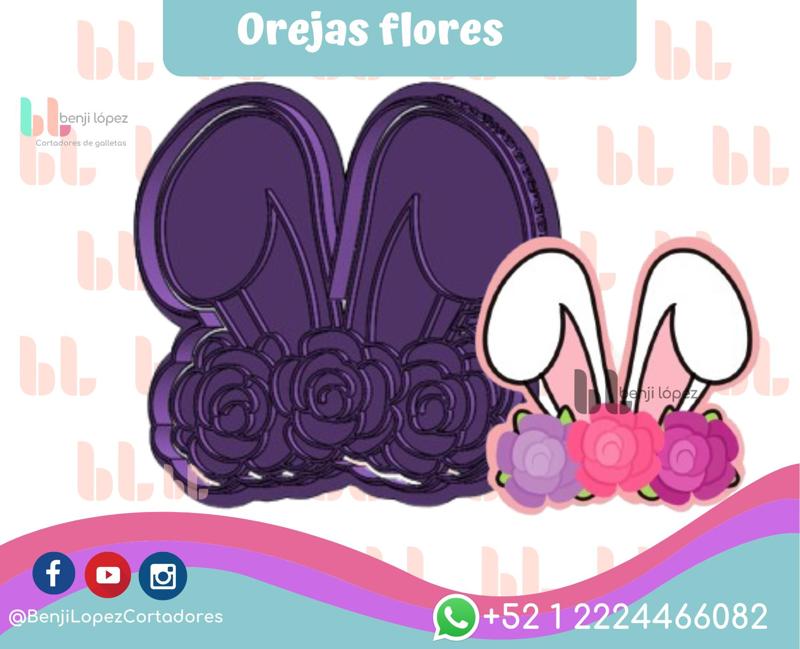FLOWER EARS COOKIE CUTTER/FLOWER EARS COOKIE CUTTER