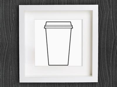 Customizable Origami Disposable Coffee Cup