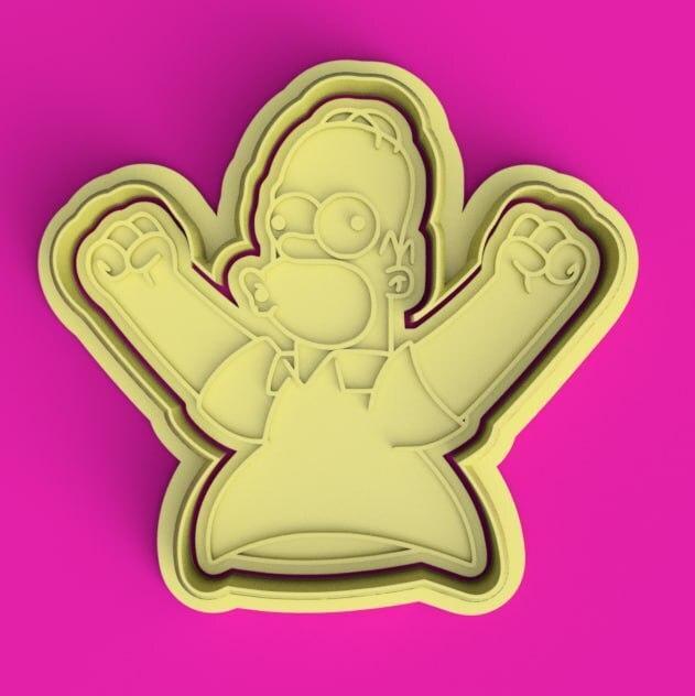 Homer simpson cookie cutter