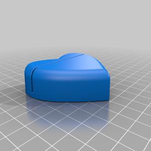 Card holder heart shaped