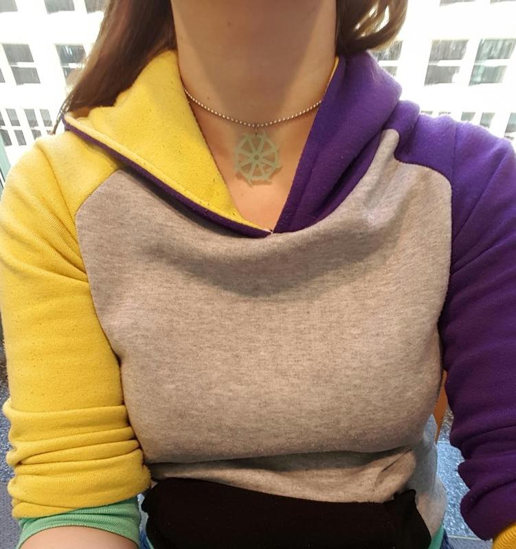 Catherine Wheel Pendant Necklace