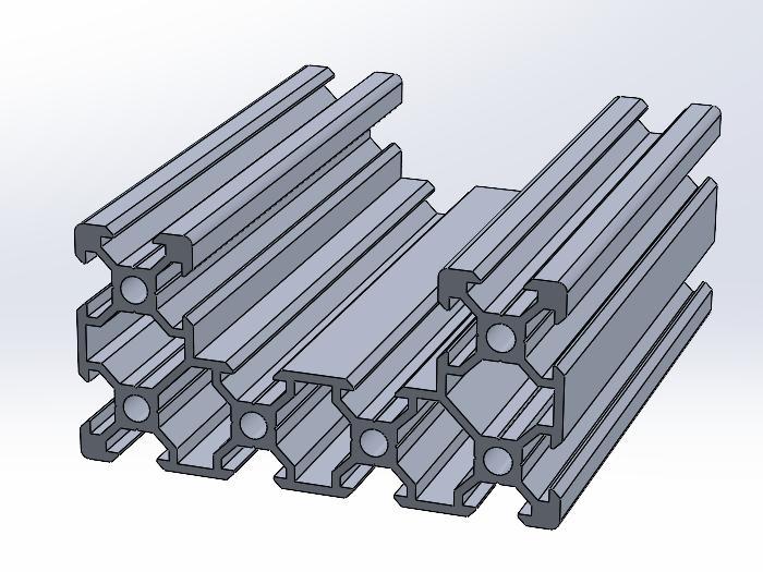 Structural profile V-Slot 40*80 grooves 6 mm