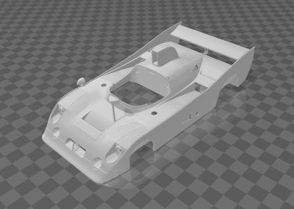 Alfa Romeo Tipo 33 TT12 Spyder Shell Body - Divided Parts for Easy Printing