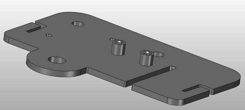 Ender 5 pro hotend plate original