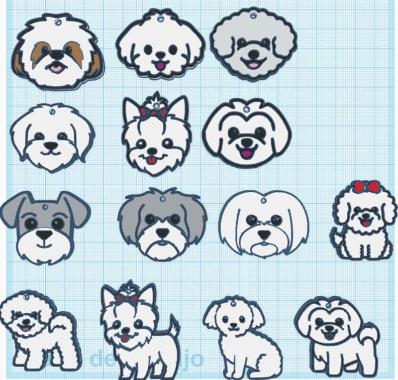 PT4 DOG PLATES (Minis)