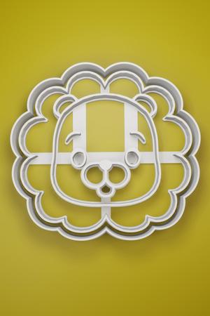 LION FACE - COOKIE CUTTER