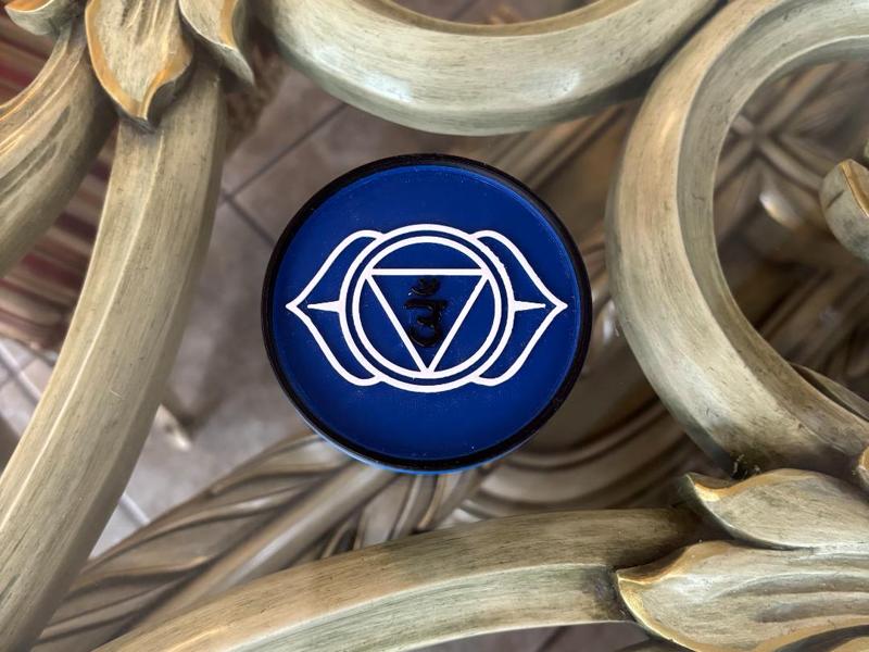 Third Eye Chakra Glass Mount