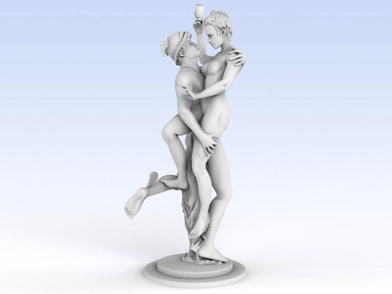 Mercury Abducting Psyche at The Louvre, Paris