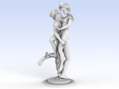 Mercury Abducting Psyche at The Louvre, Paris