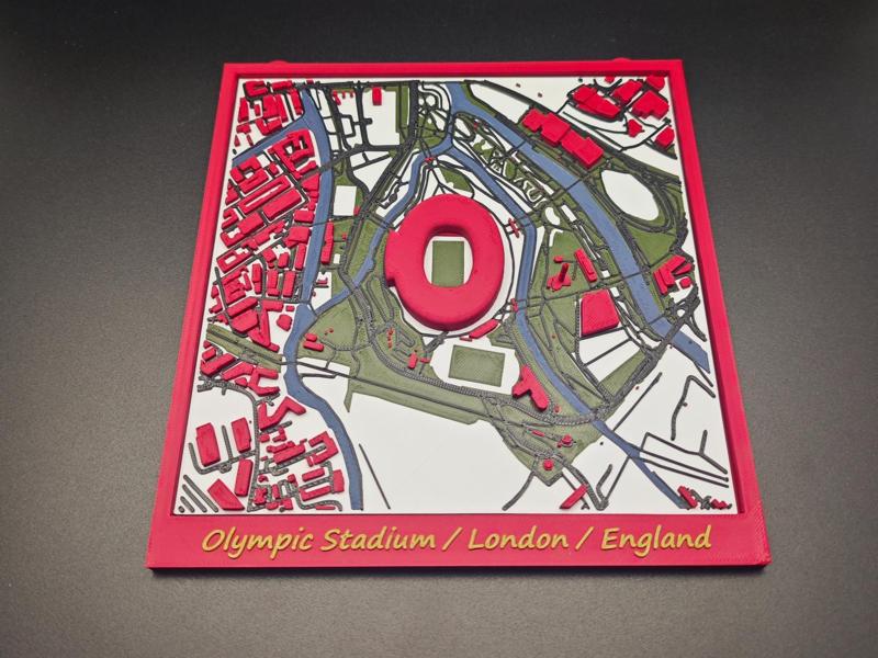 London Stadium West Ham United 3D Miniature