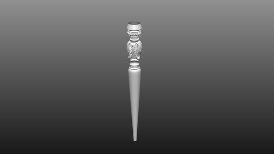 furniture leg 3D cnc