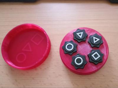 Gong Gi -Adult&Kids,bothsided,hollow,Squid game