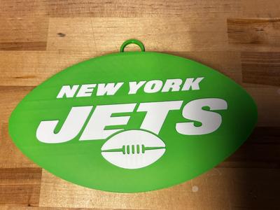 New York Jets Big Chain With Logo - No AMS Needed