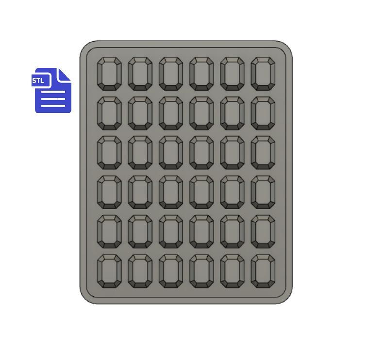 Gem Tray Silicone Mold Housing