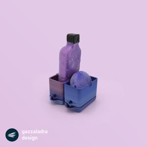 Modular shower soap dish