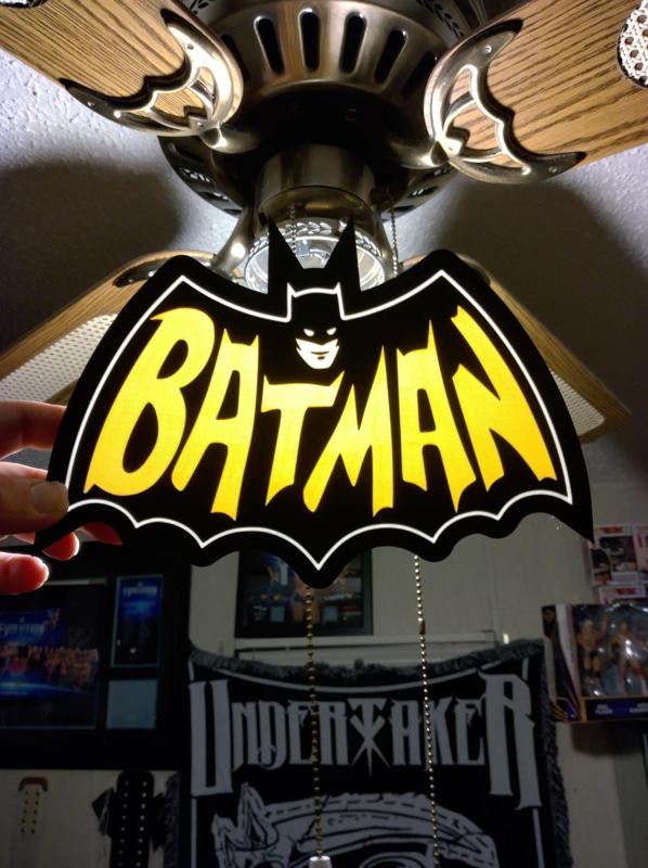 Batman LED light box