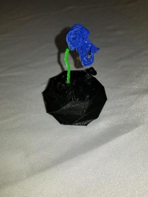 Generative Rose and Planter