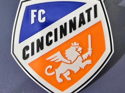 MLS FC CINCINNATI 3D Logo v2 180MM series