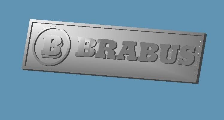 Brabus Logo Plate
