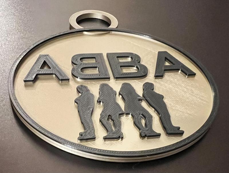 ABBA disco medallion