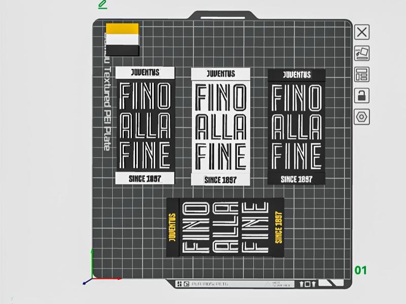 JUVENTUS FINO ALLA FINE Plaque