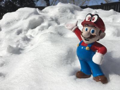 Amiibo Mario with Cappy!