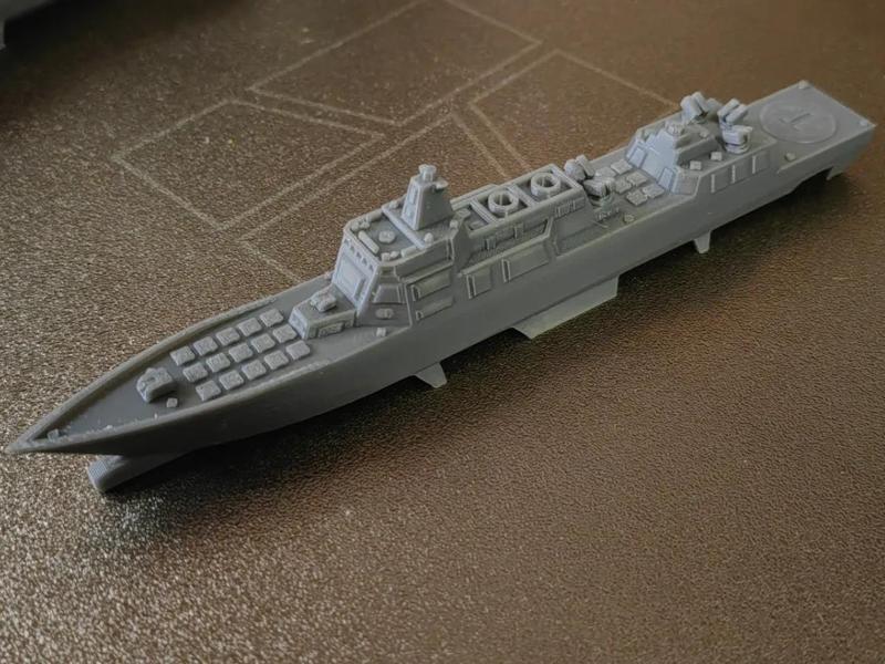 055Z Destroyer - Reduced Scale Print-in-Place Version