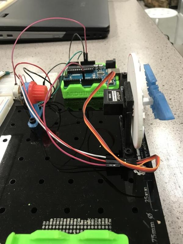 3DX Servo Motor Potentiometer Project