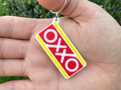 OXXO Market Keychain