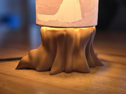 Tree Trunk Base LED Lamp