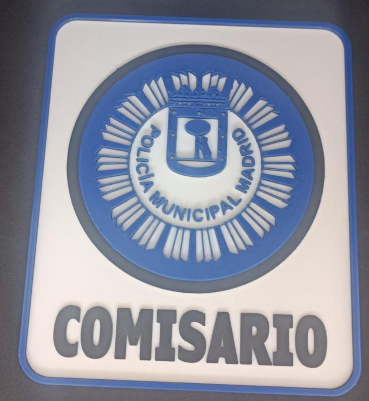 Madrid Municipal Police Badge
