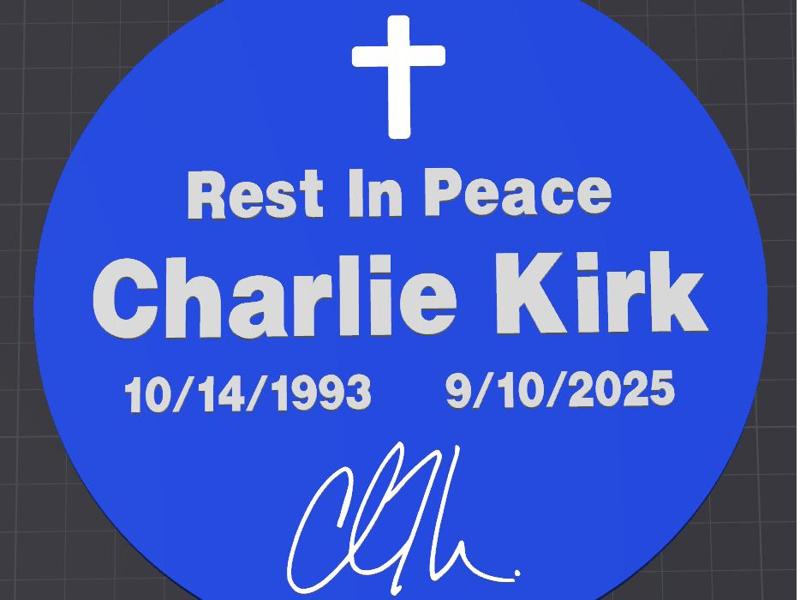 RIP Charlie Kirk - Customizable