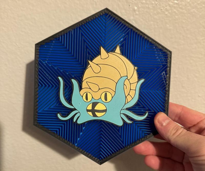 #139 Omastar Hex Wall Art