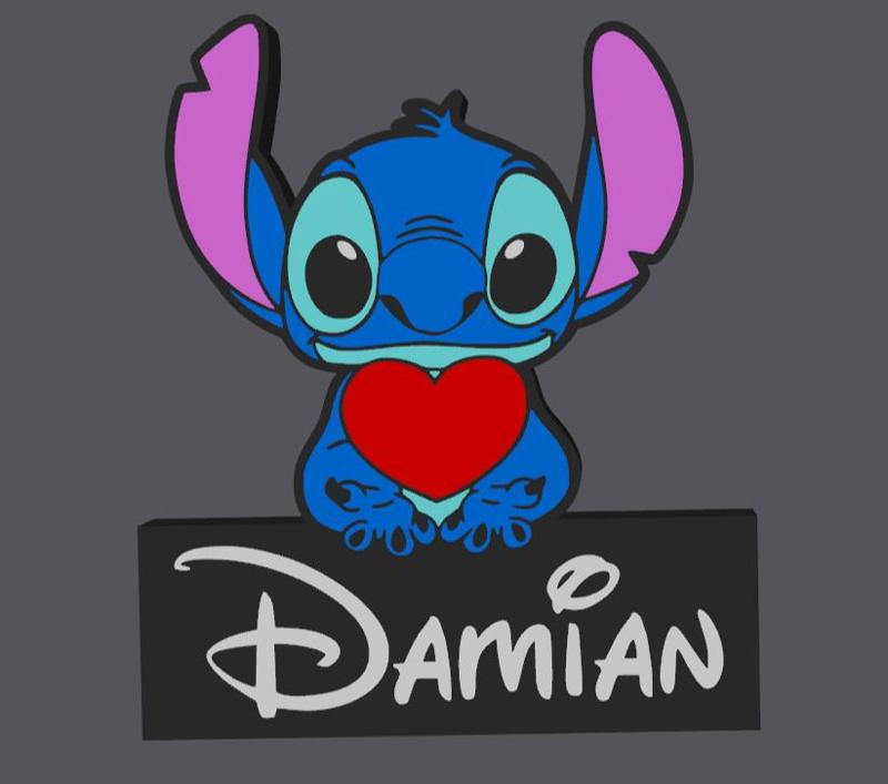 Led Lampe Stitch Damian