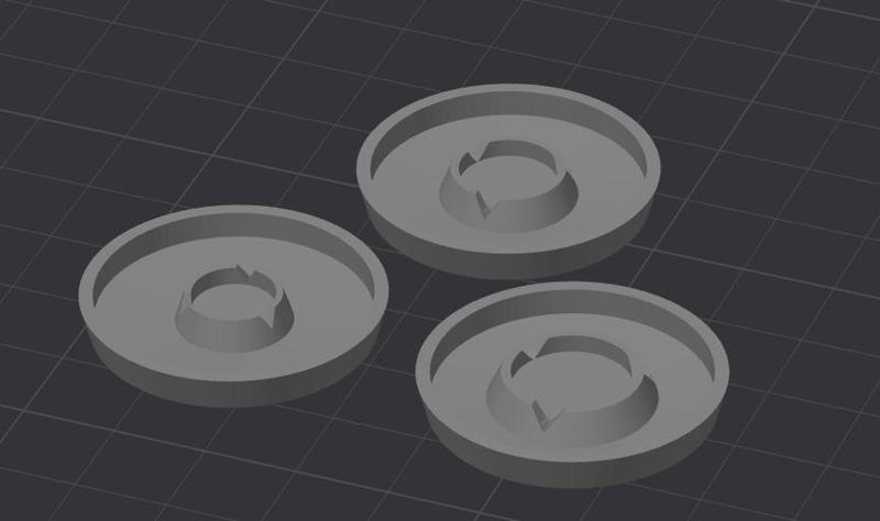 32MM Magnet ready bases