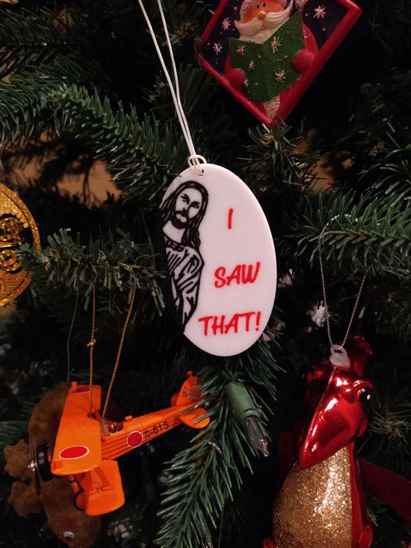 Jesus Saw That Ornament