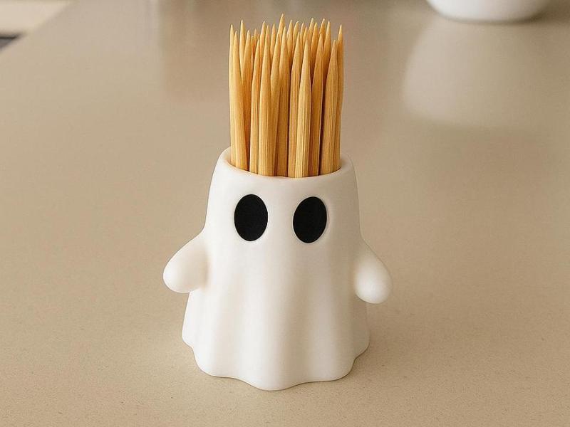 Toothpick holder ghost   
