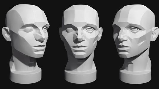 Asaro head for artists
