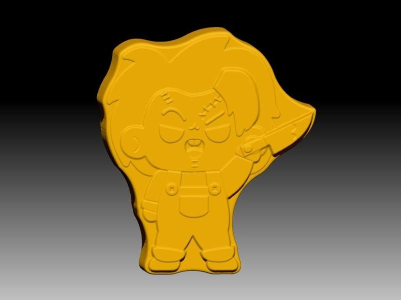 LITTLE CHUKY SOLID SHAMPOO AND MOLD FOR SOAP PUMP