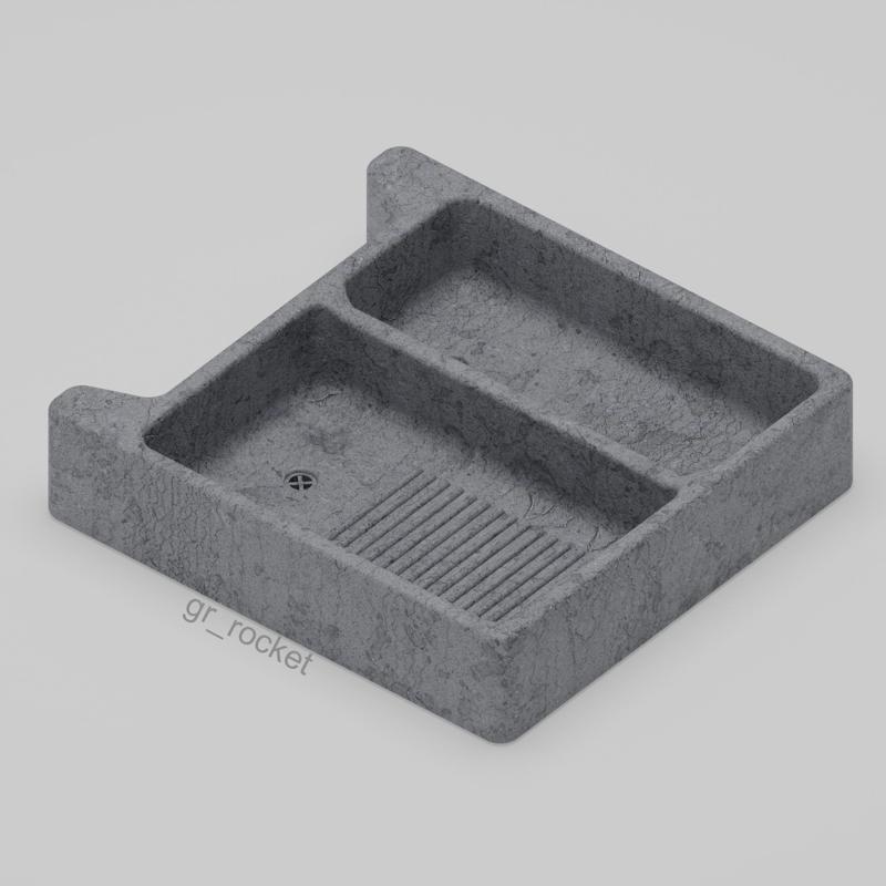 Sink for architectural scale models, miniatures or dioramas