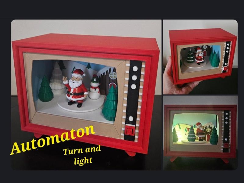 Vintage TV automaton