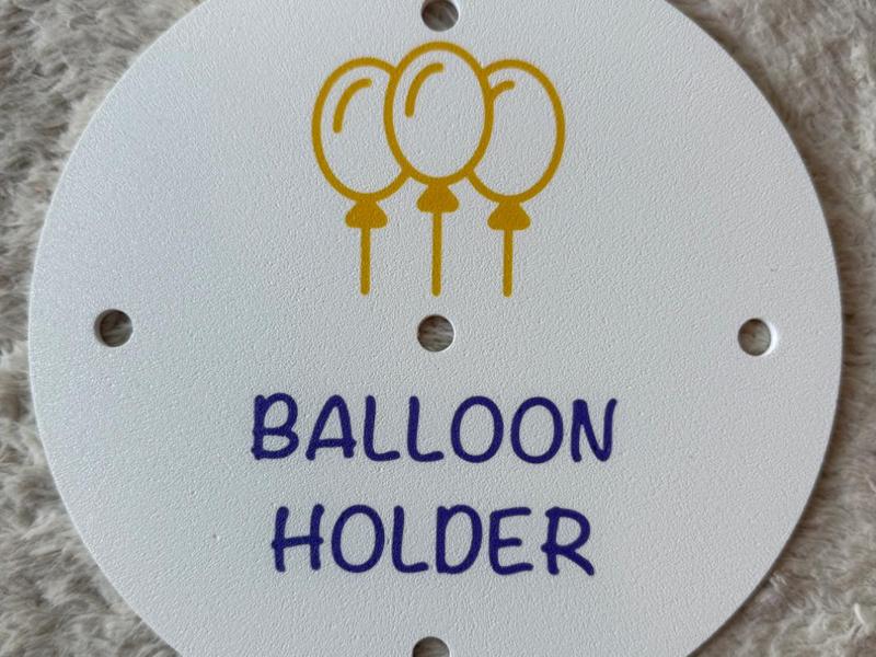 5 ballon holder/mount/hanger