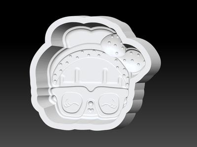 GIRL GLASSES ONE PIECE - MOLD BATH BOMB, SOLID SHAMPOO