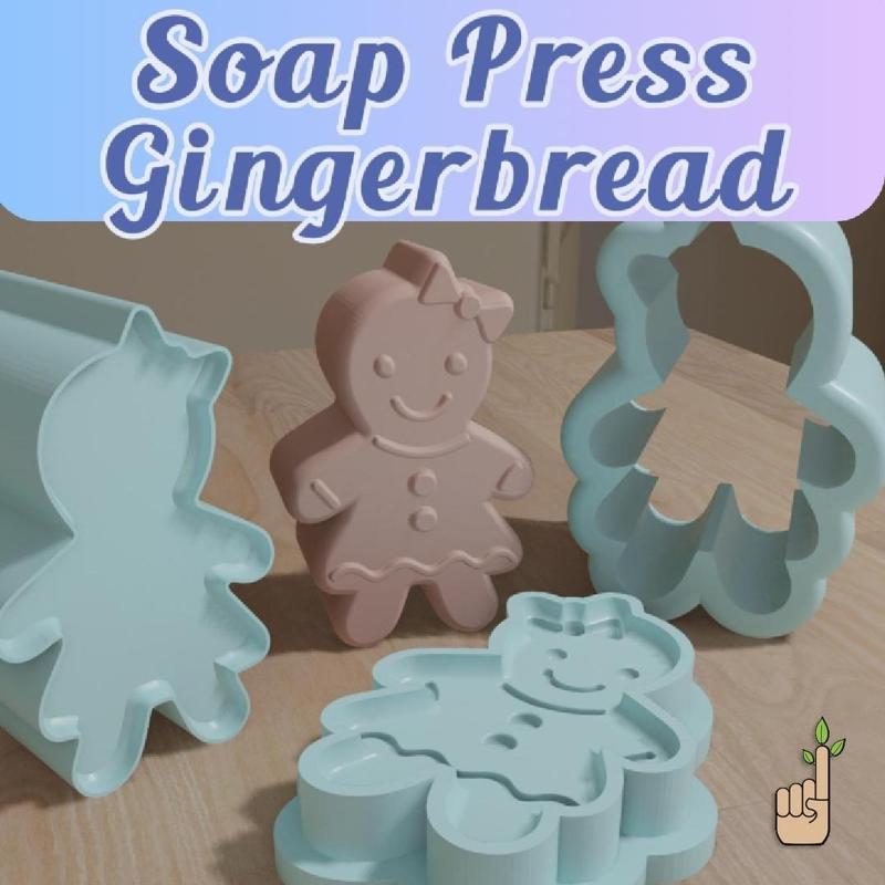 Soap Press Mold - Gingerbread Women