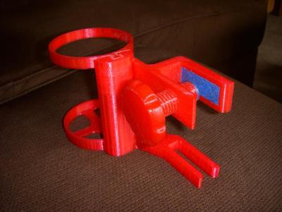Music stand cup/bottle holder (for Masonite front of the band podiums)